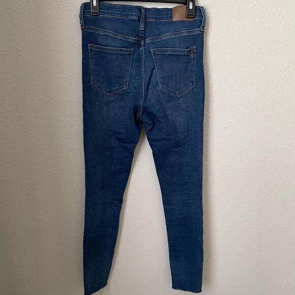 Madewell 9" Mid-Rise Skinny Jeans Button-Front Edition Size 26 - Picture 4 of 9